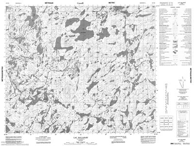 023K02 - LAC MALAPART - Topographic Map