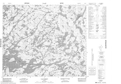 023K03 - LAC PIERRON - Topographic Map