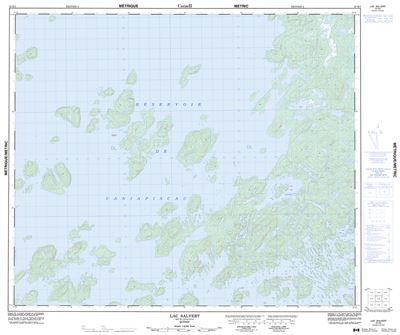 023K05 - LAC SALVERT - Topographic Map