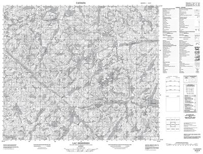 023K09 - LAC BESSIERES - Topographic Map