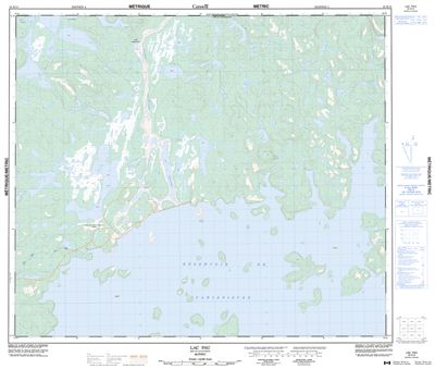023K13 - LAC PAU - Topographic Map