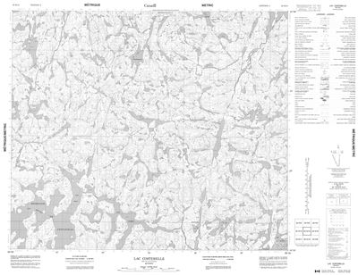 023K15 - LAC COSTEBELLE - Topographic Map