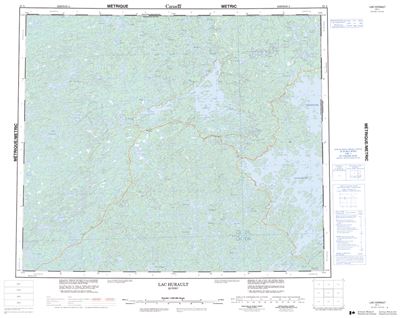 023L - LAC HURAULT - Topographic Map