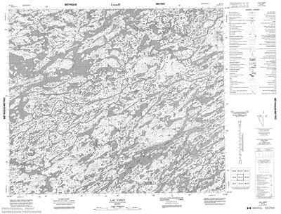 023L05 - LAC VINET - Topographic Map