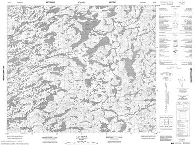 023L06 - LAC HERVE - Topographic Map