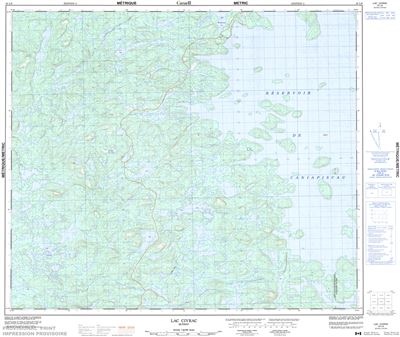 023L09 - LAC CIVRAC - Topographic Map