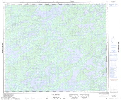 023L12 - LAC ROBUTEL - Topographic Map