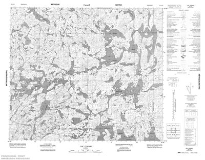023L16 - LAC COGNAC - Topographic Map
