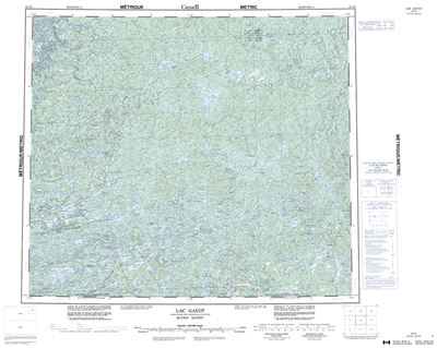 023M - LAC GAYOT - Topographic Map