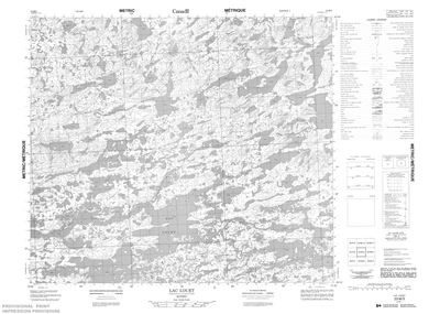 023M05 - LAC LOUET - Topographic Map