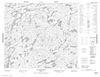 023M11 - LAC CHAVAMOND - Topographic Map