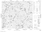 023M11 - LAC CHAVAMOND - Topographic Map