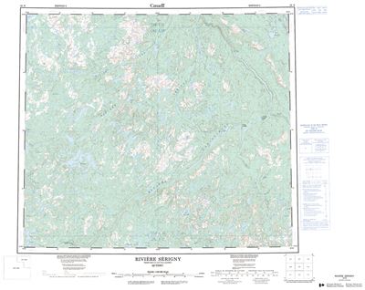 023N - RIVIERE SERIGNY - Topographic Map