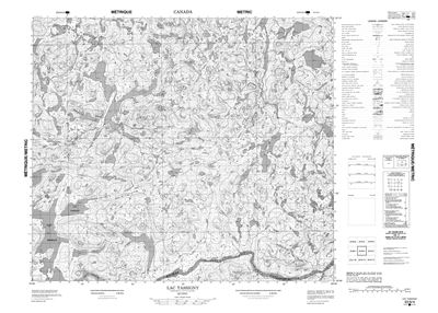 023N04 - LAC TASSIGNY - Topographic Map