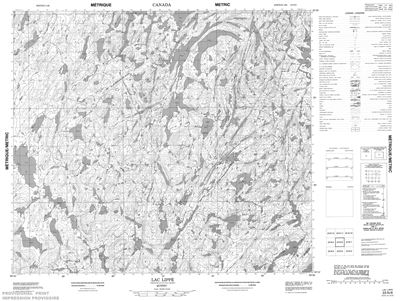 023N06 - LAC LIPPE - Topographic Map