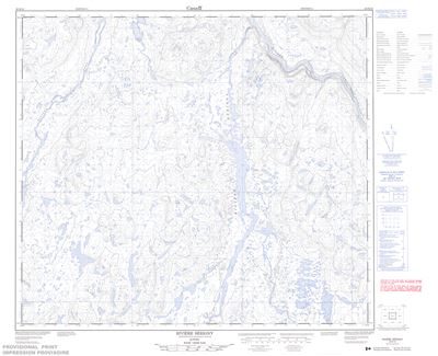023N15 - RIVIERE SERIGNY - Topographic Map