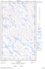 023O01E - LAC WILLBOB - Topographic Map