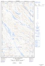 023O03W - LAC DE LA FRONTIERE - Topographic Map