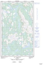 023O04E - LAC PAILLERAUT - Topographic Map