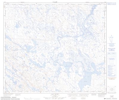 023O09 - LAC RIVET - Topographic Map
