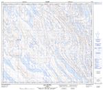 023O11 - LAC MUSSET - Topographic Map