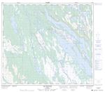 023O12 - LAC WAKUACH - Topographic Map