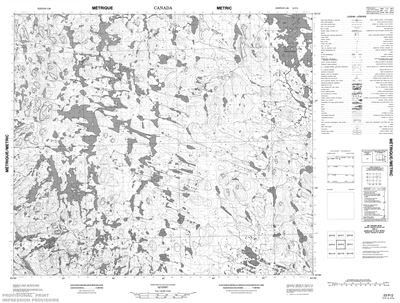 023P02 - LAC MERVILLE - Topographic Map