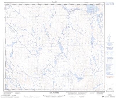 023P05 - LAC DEBORAH - Topographic Map
