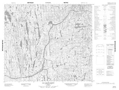 023P06 - LAC GRAND ROSOY - Topographic Map