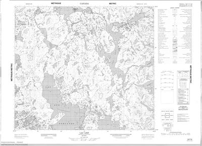 023P09 - LAC LEIF - Topographic Map