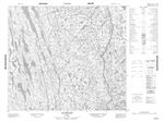 023P11 - LAC RECOUET - Topographic Map