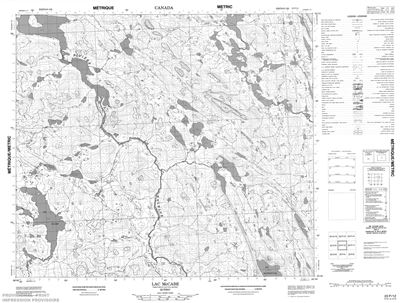 023P12 - LAC MCCABE - Topographic Map