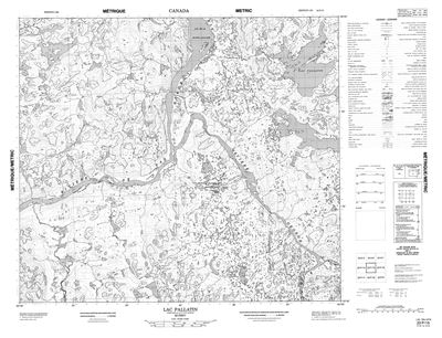 023P15 - LAC PALLATIN - Topographic Map