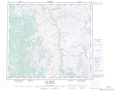 024A - LAC BRISSON - Topographic Map