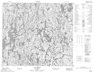 024A03 - LAC RIELLE - Topographic Map