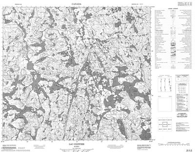 024A06 - LAC COIFFIER - Topographic Map