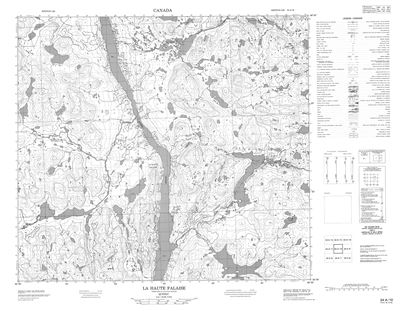 024A10 - LA HAUTE FALAISE - Topographic Map