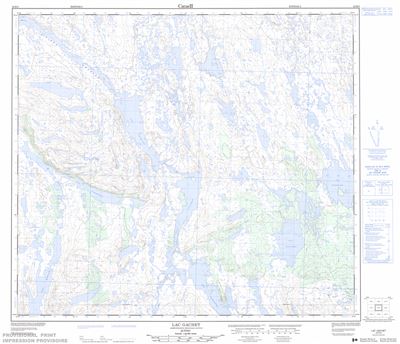 024B03 - LAC GACHET - Topographic Map