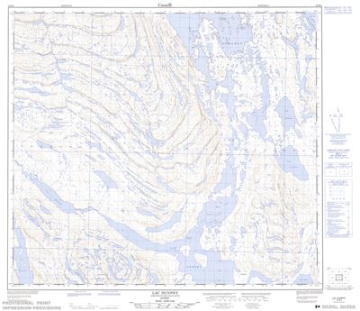 024B04 - LAC DUNPHY - Topographic Map