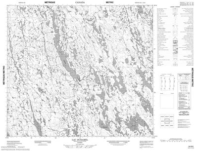 024B06 - LAC DUHAMEL - Topographic Map