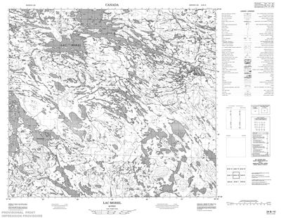 024B10 - LAC MOREL - Topographic Map