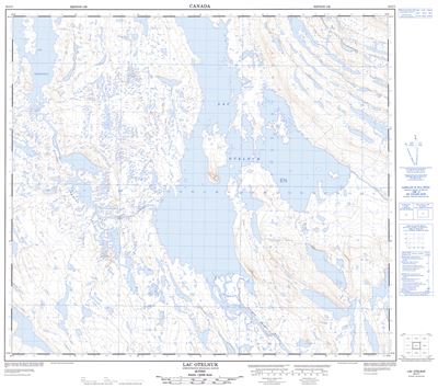 024C01 - LAC OTELNUC - Topographic Map