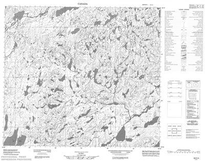 024C04 - LAC WAWIYUSI ANATWAYACH - Topographic Map