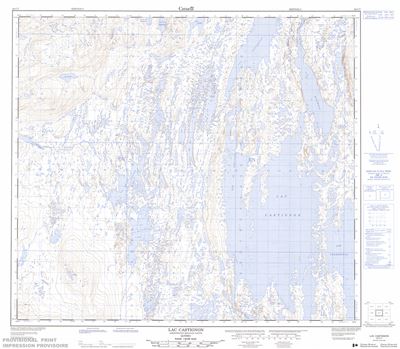 024C07 - LAC CASTIGNON - Topographic Map