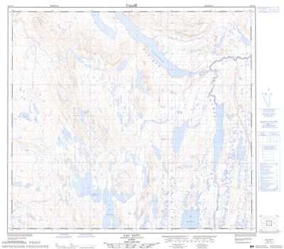 024C10 - LAC PATU - Topographic Map