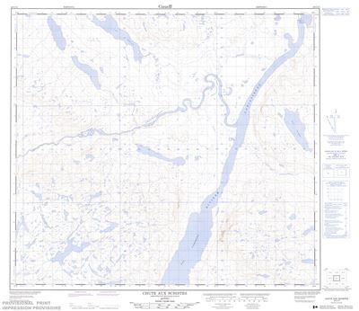 024C11 - CHUTE AUX SCHISTES - Topographic Map