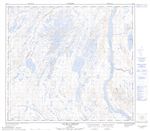 024C14 - LAC DE LA MORAINE - Topographic Map