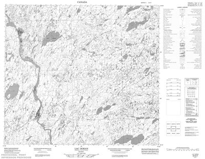 024D07 - LAC DORAN - Topographic Map
