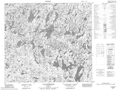 024D09 - LAC COURSOLLES - Topographic Map