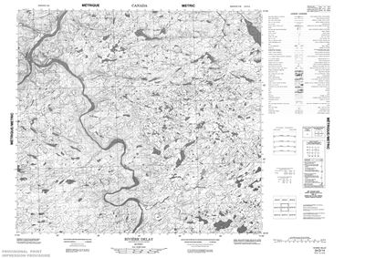 024D14 - RIVIERE DELAY - Topographic Map